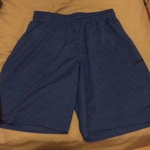 Navy blue Nike shorts